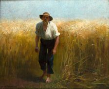 Harvester, 1895. Creator: Waclaw Szymanowski