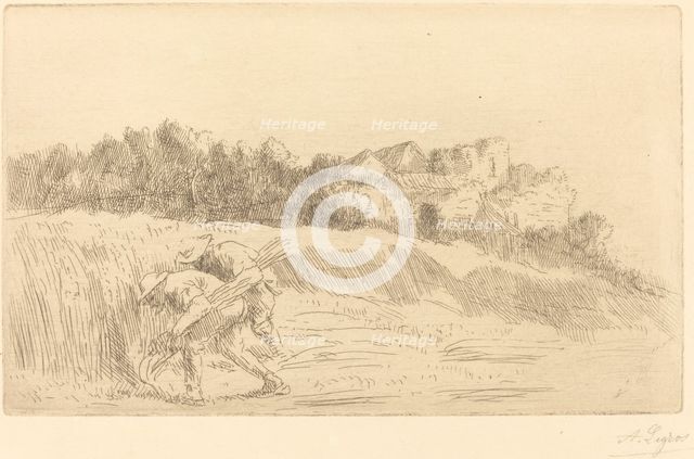 Harvesters (Les moissoneurs). Creator: Alphonse Legros.