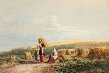 Harvesting, 1832-51. Creator: David Cox the Elder
