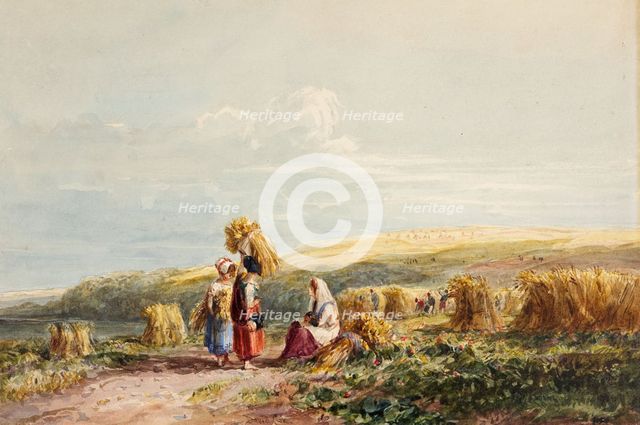 Harvesting, 1832-51. Creator: David Cox the Elder.