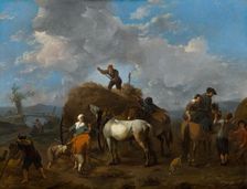 Harvesting the Hay. Creator: Johannes Lingelbach