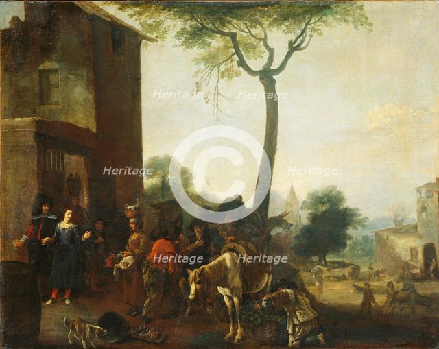 Harvesting the Vines, c.1630-c.1650. Creator: Unknown.