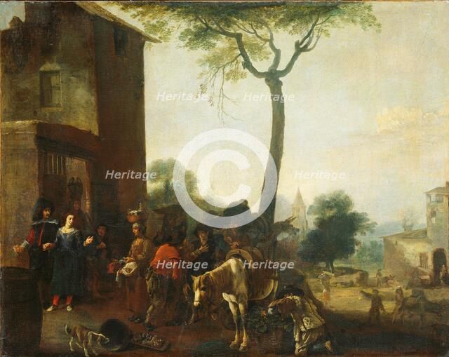 Harvesting the Vines, c.1630-c.1650. Creator: Unknown.