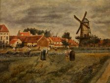Harvesting Potatoes, 1875. Creator: Henri Jean Augustin de Braekeleer
