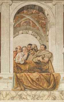 Hasekura's embassy to the Pope Paul V, 1616. Creator: Tassi, Agostino (1578-1644)