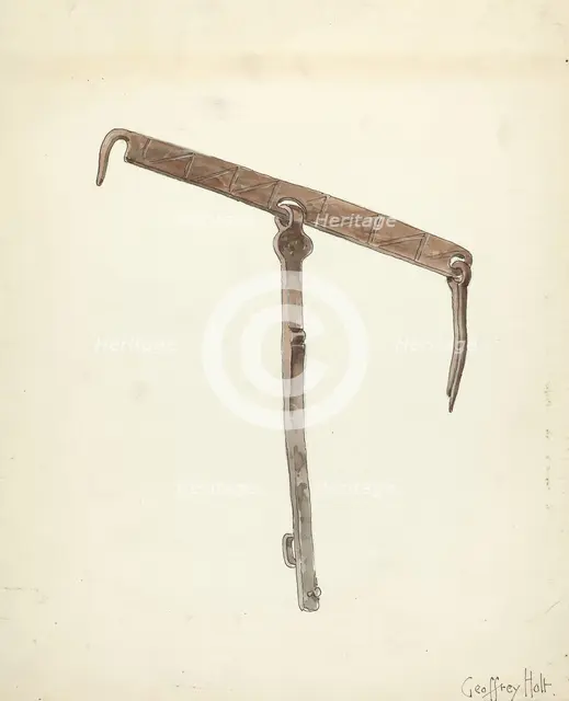 Hasp, 1935/1942. Creator: Geoffrey Holt.