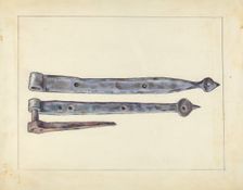 Hasps, 1935/1942. Creator: Broda