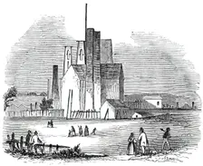 Haswell Colliery - the scene of the late awful explosion, 1844. Creator: Unknown