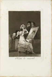 Hasta la muerte, 1799-1799. Artist: Francisco Goya