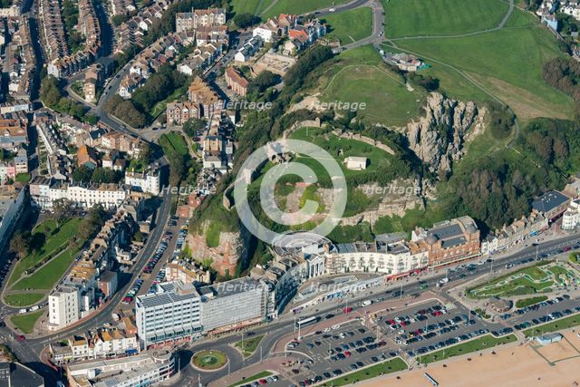 Hastings Castle, East Sussex, 2015. Artist: Damian Grady.