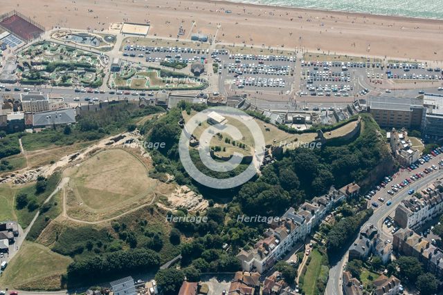 Hastings Castle, East Sussex, 2016. Creator: Damian Grady.