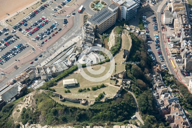 Hastings Castle, East Sussex, 2020. Creator: Damian Grady.