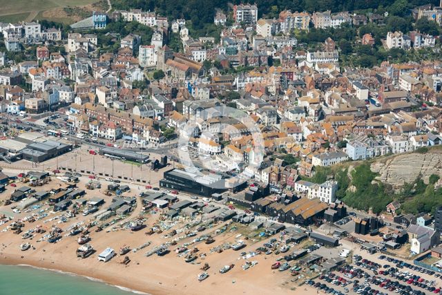 Hastings, East Sussex, 2016. Creator: Damian Grady.