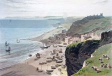 Hastings, from the East Cliff 1823. Creator: William Daniell