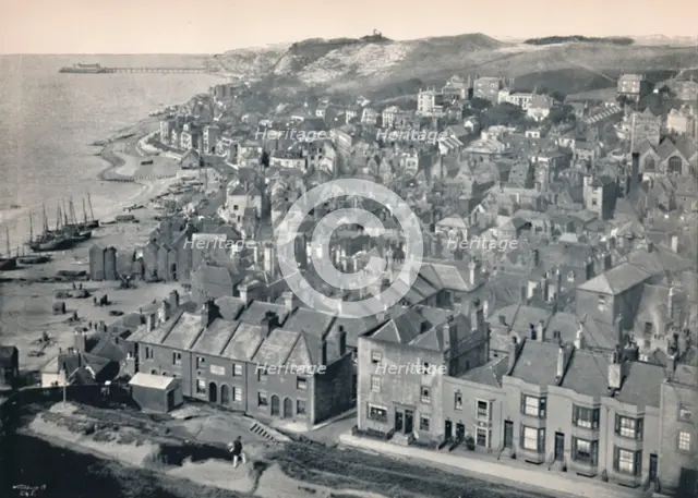 'Hastings - From the East Hill', 1895. Artist: Unknown.