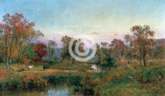 'Hastings-on-Hudson', 1885 Artist: Jasper Francis Cropsey
