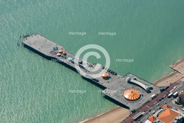 Hastings Pier, East Sussex, 2016. Creator: Damian Grady.