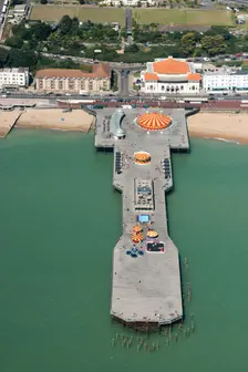 Hastings Pier, East Sussex, 2016. Creator: Damian Grady