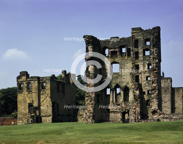Hasting's Tower and the kitchen from the west, Ashby de la Zouch Castle, Leicestershire, 1993. Artist: Unknown