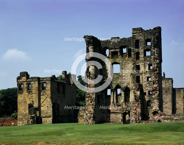 Hasting's Tower and the kitchen from the west, Ashby de la Zouch Castle, Leicestershire, 1993. Artist: Unknown
