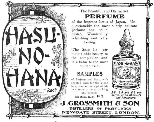 Hasu-no-hana - the Beautiful and Distinctive Perfume, 1909. Creator: Unknown.