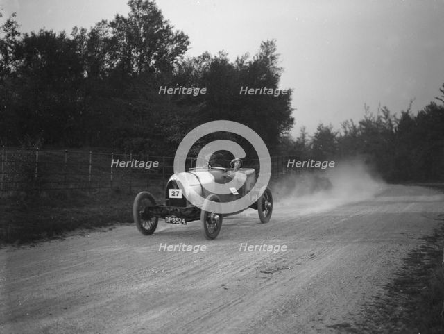 HE 14/40 2120 cc, Inter-Varsity Hillclimb, Tring, Hertfordshire, 5 March 1921. Artist: Bill Brunell.