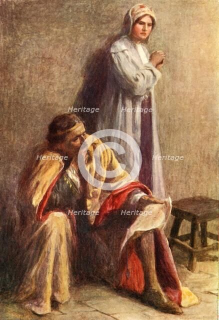 'He could not find a word to say', 1917. Creator: Unknown.