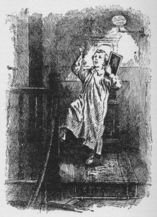 He could not refrain from shouting in triumph. c1918