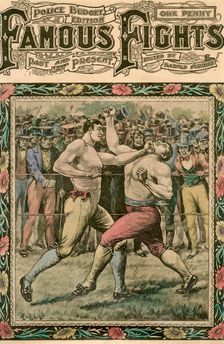 He caught Tom a smack under the chin late 19th or early 20th century.Artist: Pugnis