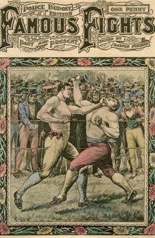 He caught Tom a smack under the chin late 19th or early 20th century.Artist: Pugnis