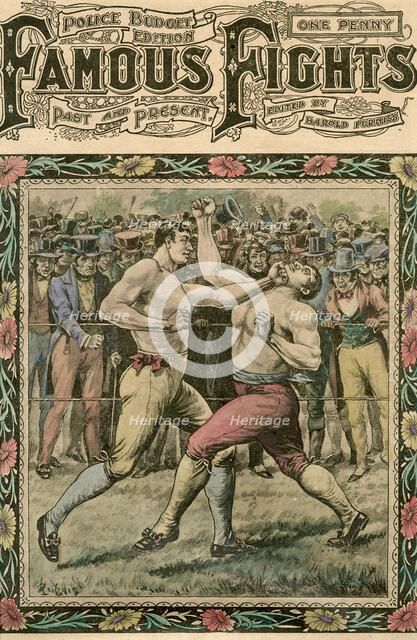 'He caught Tom a smack under the chin', late 19th or early 20th century.Artist: Pugnis