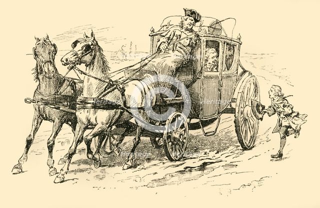 'He called to the coachman to stop', (1907). Creator: Unknown.