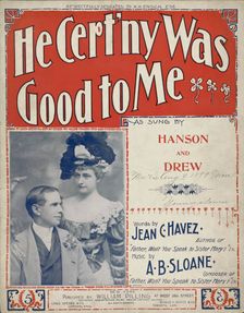He cert'ny was good to me 1898. Creator: Unknown