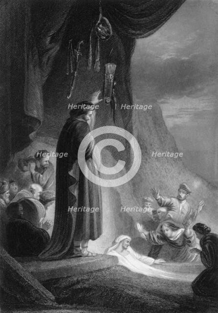 'He cried with a loud voice, Lazarus, come forth', 19th century. Creator: J Thomson.