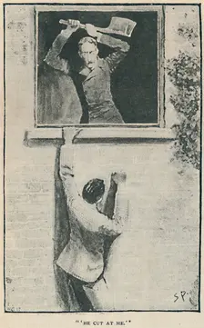 He Cut At Me 1892. Artist: Sidney E Paget