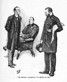 He Bowed Solemnly To Both Of Us 1892. Artist: Sidney E Paget