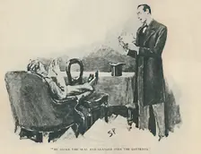 He Broke The Seal And Glanced Over The Contents 1892. Artist: Sidney E Paget