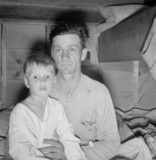 He brought his family to the west in a homemade trailer..., Merrill, Klamath County, Oregon, 1939. Creator: Dorothea Lange