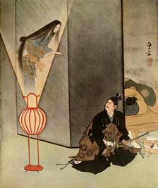 He glared fiercely at the apparition... 1919. Creator: Unknown