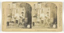 He don't like his Pants, 1891. Creator: Underwood & Underwood