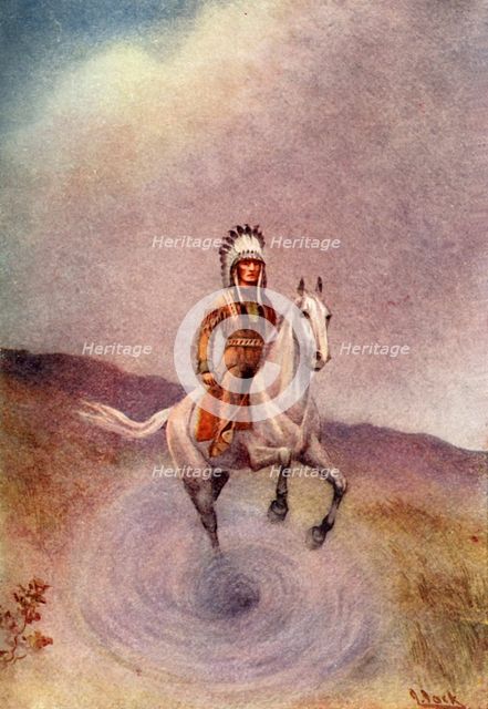 'He emerged in his own country', 1914. Creator: Unknown.