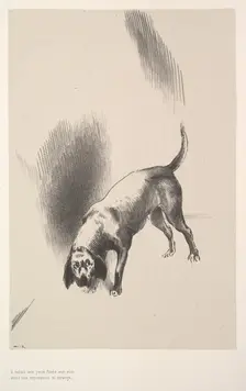 He fixed his eyes on me with an expression that was so strange, 1896. Creator: Odilon Redon