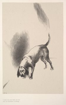 He fixed his eyes on me with an expression that was so strange, 1896. Creator: Odilon Redon