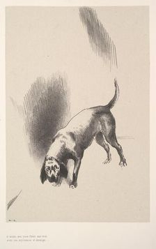 He fixed his eyes on me with an expression that was so strange, 1896. Creator: Odilon Redon