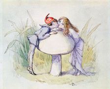 He finds her, and this is the consequence from In Fairyland: A Series of Pictures from the Elf-Wo