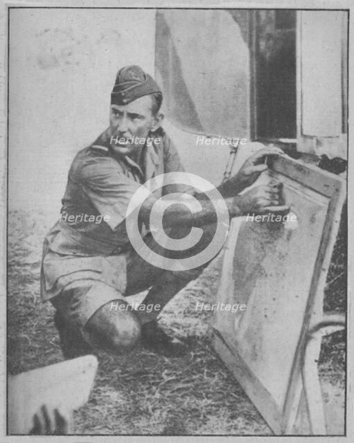 'He Knocked out the Luftwaffe in the Mediterranean', 1943-44. Artist: Unknown.