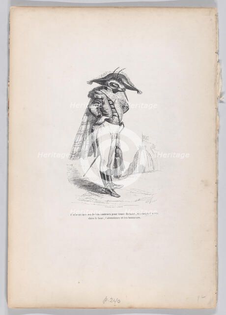 He had only his beautiful colors... from Scenes from the Private and Public Life of..., ca. 1837-47. Creator: Andrew Best Leloir.