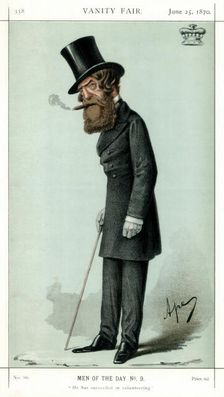 He has Succeeded in Volunteering Viscount Ranelagh, 1870.Artist: Carlo Pellegrini
