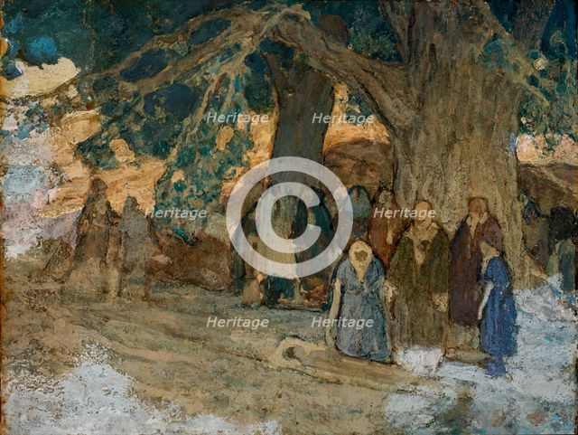 He Healed the Sick, ca. 1930. Creator: Henry Ossawa Tanner.