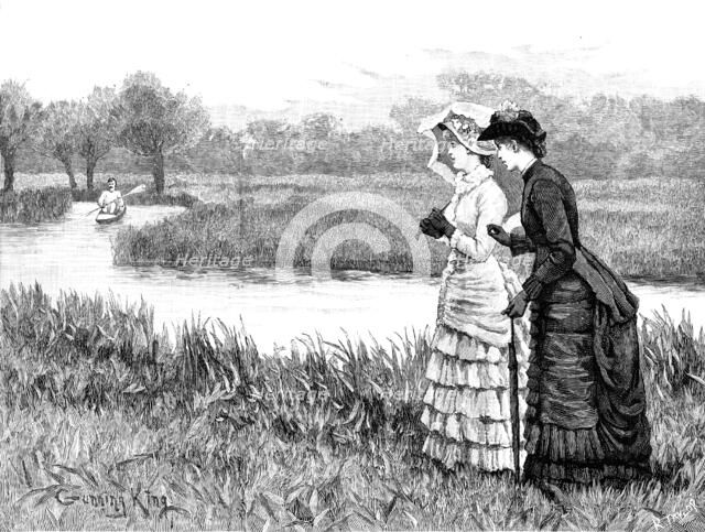 "He is coming," said Jeannette, in a warning voice, 1883. Creator: R. Taylor.